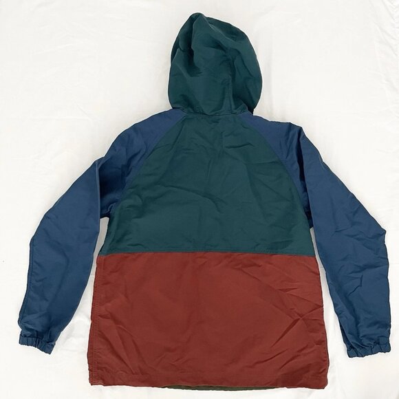 L.L. Bean Women’s Mountain Classic Anorak Jacket Large Blue Hiking Outdoors - Picture 3 of 10